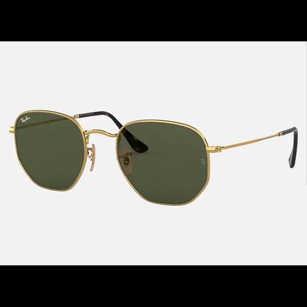 Rayban Hexagonal Flat Sunglasses - image 7